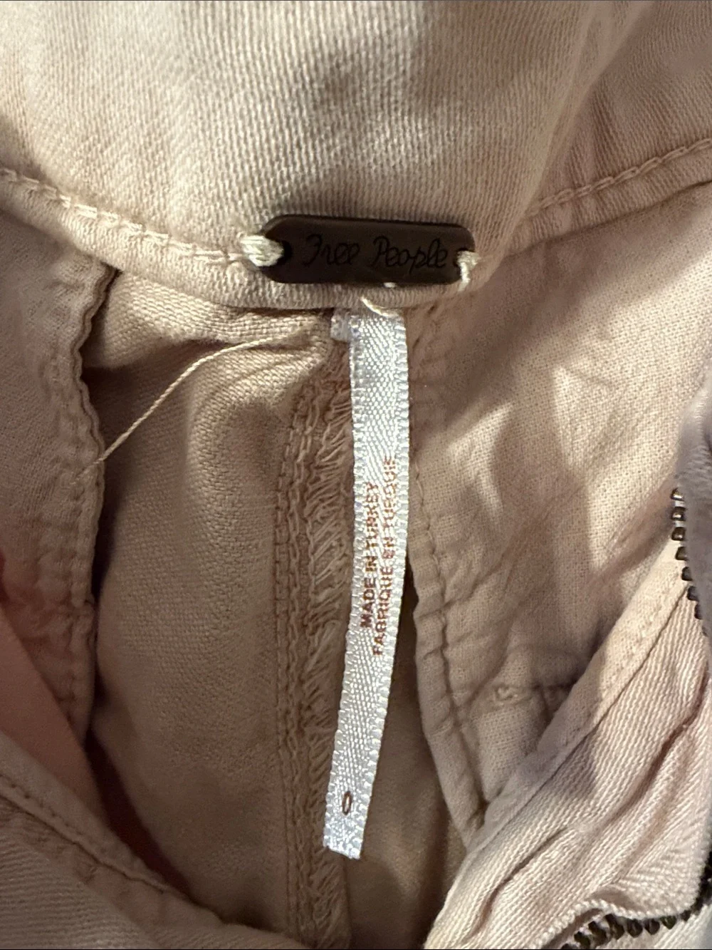 Free People Tan Shorts 0